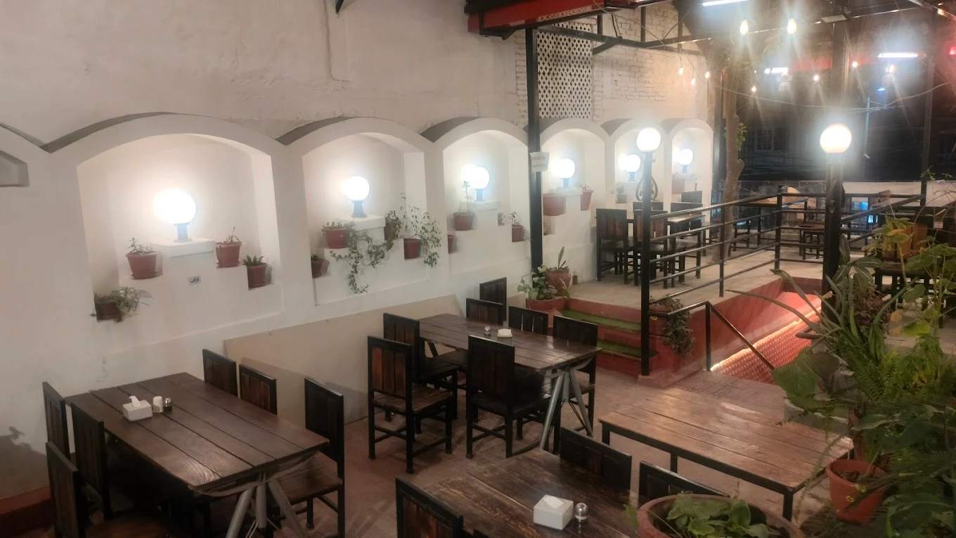 Traditional Newari dining space