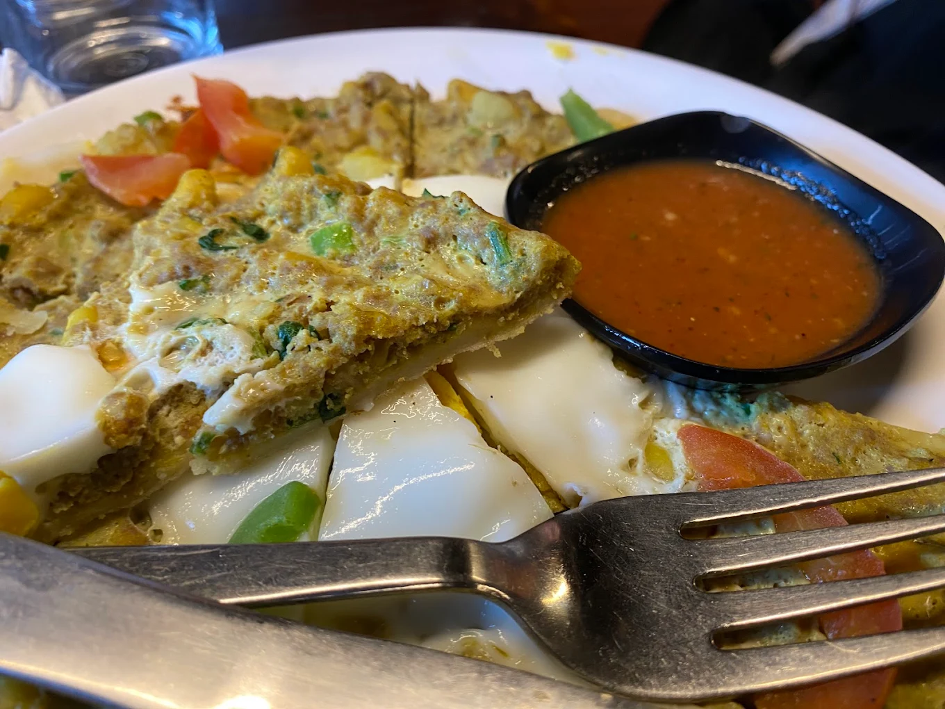 Authentic Newari cuisine spread